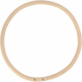 Bamboe Ring - Ronde Frame - Diameter 15,3cm - Naturel Look - Hobbydecoratie voor Macram&eacute;, Dromenvangers, Huwelijksdecoraties en DIY Creatieve Kunstprojecten