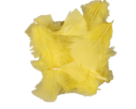 Donsveren - Knutselveren - Geel - 7-8 cm