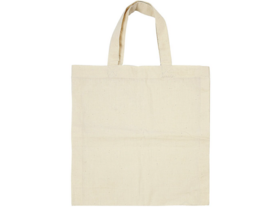 Katoenen tas licht naturel &ndash; 27,5x30 cm &ndash; 5 stuks