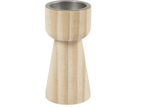 Kaarsenhouders Glas &ndash; Transparant &ndash; 11 Cm Hoog &ndash; &Oslash; 5,5 Cm &ndash; Set Van 10