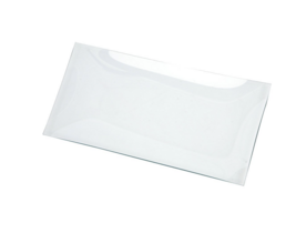 Glazen Schaal &ndash; Langwerpig &ndash; Afm 33,5x17 Cm &ndash; 8stuks