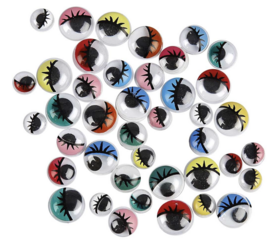 Wiebelogen gekleurd &ndash; 8&ndash;12 mm &ndash; 300 stuks