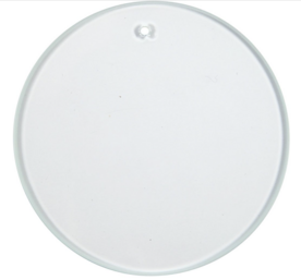 Glazen Platen 7 Cm &ndash; Knutselglas &ndash; Ronde Transparante Set