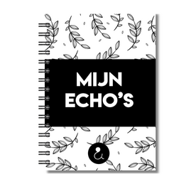 Echo Boekje | Mijn Echo's | Zwangerschapsboekje Echo Fotos | Botanical Zwart