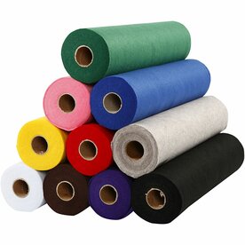 Hobbyvilt diverse kleuren op rol &ndash; Hobbyvilt &ndash; Vilt &ndash; Knutselvilt &ndash; Vilt stof &ndash; Vilt op rol &ndash; 45cm x 5m &ndash; 10 roll