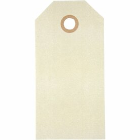 Cadeaulabels Karton &ndash; Naturel Cadeaulabels &ndash; Geschenklabels &ndash; Verpakkingslabels &ndash; 5x10 Cm &ndash; 1000 Stuks