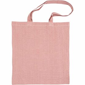 Draagtas, roze, afm 38x42 cm, 185 gr, 1 doos
