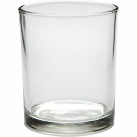 Waxinelichthouder glas &ndash; &Oslash; 7 cm &ndash; 8,4 cm hoog &ndash; 12 stuks