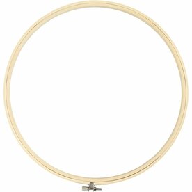 Borduurframe | Hout | Borduurring met schroef | Handwerkhoepel | &Oslash; 30 cm | 1 stuk