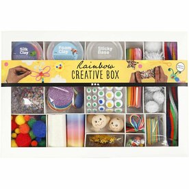Creatieve box, Regenboog, 1 set
