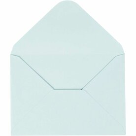 Enveloppen, afmeting envelop 11,5x16 cm, 110 gr, lichtblauw, 10 stuk/ 1 doos