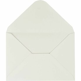 Enveloppen, afmeting envelop 11,5x16 cm, 110 gr, off-white, 10 stuk/ 1 doos