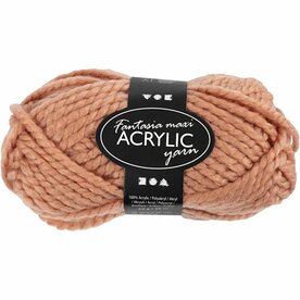 Acrylgaren | Fantasia | Beige | Maxi 2-draads | Haakgaren acryl | Breigaren acryl | 35 m | 50 g | 1 bol