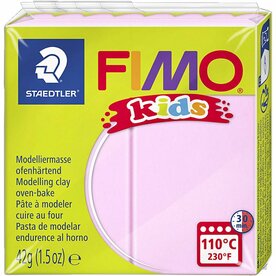 Boetseerklei Roze | FIMO Kids Klei | Afbak Klei Kinderen | Kinderklei | DIY Klei | Roze | 42 Gram | 1 Stuk