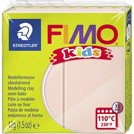 Boetseerklei Licht Beige | FIMO Kids Klei | Afbak Klei Kinderen | Kinderklei | DIY Klei | Licht Beige | 42 Gram | 1 Stuk
