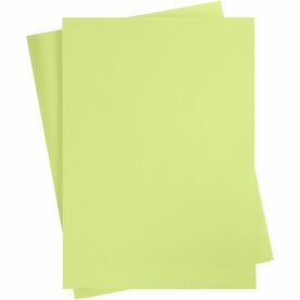 Groen Karton A2 180 Grams | Hobbykarton | Groen Knutselkarton | Groen Papier 42x59,4 cm | 10 Vellen