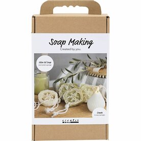Hobbyset Zeep Maken, loofah, olijfgroen, 1 doos