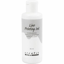 Linoleum Verf, wit, 85 ml/ 1 fles