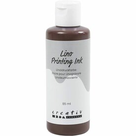 Linoleum Verf, bruin, 85 ml/ 1 fles