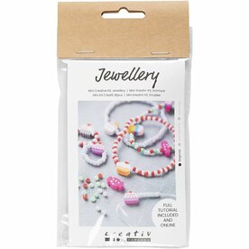 Mini Hobbyset Sieraden, Elastische armband en ring, 1 doos