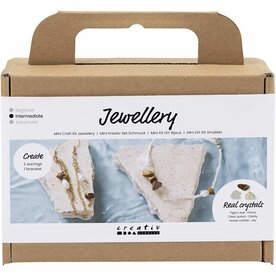 Hobbyset sieraden maken | Kristal halsketting maken | Oorbellen maken | Sieraden maken hobbypakket | Mini Creative Set Jewellery