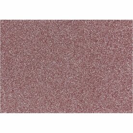 Opstrijkfolie, A5, vel 148x210 mm, glitter, lichtrood, 1 vel
