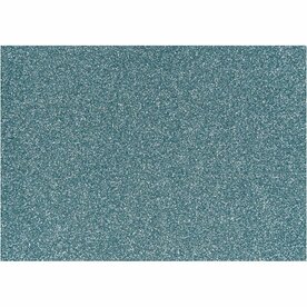 Opstrijkfolie, A5, vel 148x210 mm, glitter, lichtblauw, 1 vel