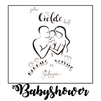 Babyshower workshop handlettering online