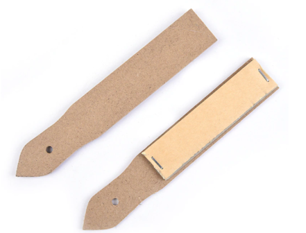 Potlood schuurplankje - Fijn schuurpapier - Scherpe potlood punten - 7,6x2,3cm