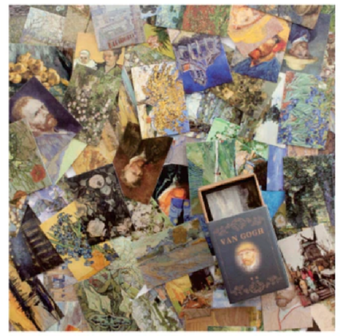 Scrapbook plaatjes van Gogh