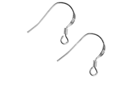Franse Oorbelhaken - Zilveren Oorbelhangers DIY - Verzilverde Oorbelhaakjes - Oorhaken - Oorbelhangers - DIY - Zelf Oorbellen Maken - 925 Sterling Zilver - 18mm - 10 Stuks