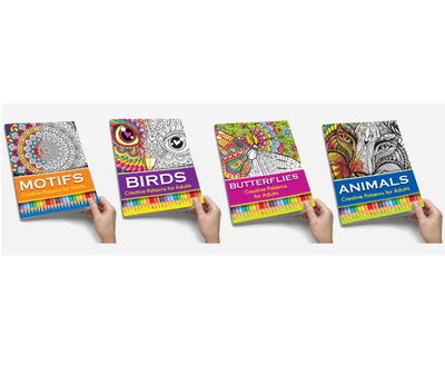 Kleurboek Volwassenen en Kinderen - Vogels - Birds - 28,5x20,5cm
