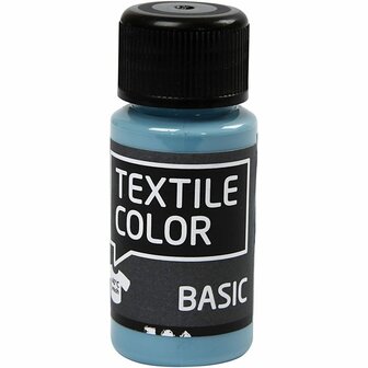 Textielverf Pigeon Blue &ndash; Blauwe Kledingverf &ndash; Stofverf &ndash; Textiel Kleurstof &ndash; Stoffenverf &ndash; Verf Voor Kleding &ndash; Textiel Verven &ndash; Kleurstof Voor Stof &ndash; DIY Kleding Verven &ndash; 50 ml