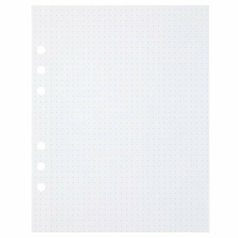 Bullet Journal Papier - Wit - Dotted - A5 - 150 grams - Perforatiegaten - Afscheurrand - MyArtBook - 20 vellen