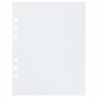 Aquarelpapier - Ultrasmooth - Glad Papier - Wit - A5 - 160 grams - Perforatiegaten - Afscheurrand - MyArtBook - 20 vellen