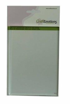 Acrylblok voor Clear Stamps - Stempelblok - Acryl Stempelhouder - Transparant Stempelblok - Perfecte Precisie - Geschikt voor Clear Stamps - Hobby &amp; Knutselen - Scrapbooking - 148 x 105 mm (A6)