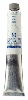 Gouache extra fine plakkaatverf 100 wit 60 ml