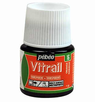 Pebeo vitrail transparant - 16 orange 45 ml