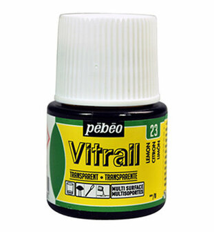 Pebeo vitrail transparant - 23 lemon 45 ml