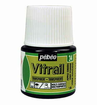 Pebeo vitrail transparant - 34 apple green 45 ml