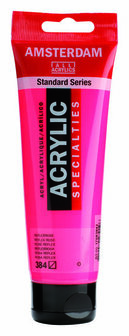 Amsterdam Acrylverf - Roze Acrylverf - 384 Refloxroze - Acrylic Paint - Acrylaatverf - Acrylic Paint - Hobbyverf - Kunstschildersverf - Lichtechte Sneldrogende Verf - 120ml