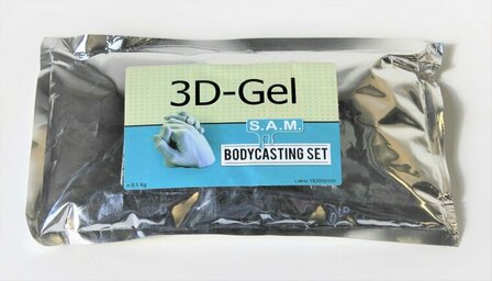 Alginaat 3D-Gel - Vormpoeder - Afdrukmateriaal - Lifecasting Gel - Bodycasting Gel - Afvormmateriaal - Malmateriaal - Vormrubber - 3D-Afdrukgel - Gietpoeder - Huidvriendelijk - 500 Gram