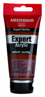 Amsterdam Acrylverf Expert 411 Sienna gebrand 75 ml