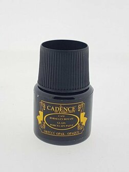 Cadence glass &amp; porcelain paint black 45 ml