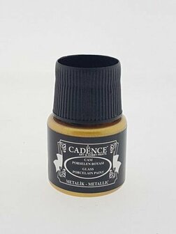 Cadence glass &amp; porcelain paint gold 45 ml