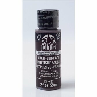 Metallic Verf - Acrylverf Metallic Chocolate Brown - Metaalverf - Bruine Metallic Hobbyverf - Glansverf - Shimmerverf - FolkArt - #2967 - 59ml