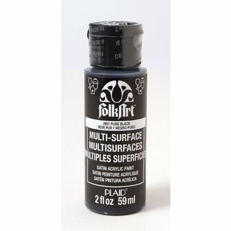 Acrylverf Multi Surface Neon - Universele Acrylverf - Oranje Hobbyverf - Sneldrogende Dekkende Verf - Glasverf - Houtverf - Keramiekverf - Plasticverf - Buitenverf - #2975 Orange - 59 ml - FolkArt