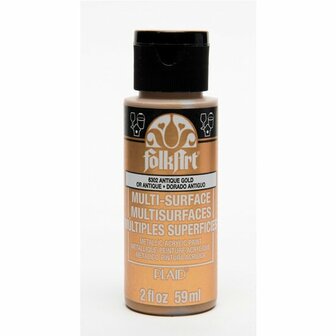 Metallic Verf - Acrylverf Metallic Teal Topaz - Metaalverf - Blauwgroene Metallic Hobbyverf - Glansverf - Shimmerverf - FolkArt - #6311 - 59ml