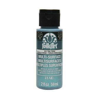 Metallic Verf - Acrylverf Metallic Garnet - Metaalverf - Rode Metallic Hobbyverf - Glansverf - Shimmerverf - FolkArt - #6308 - 59ml