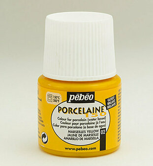 Pebeo porseleinverf 02 marseille yellow 45 ml